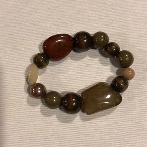 Nature colored bead Bracelet